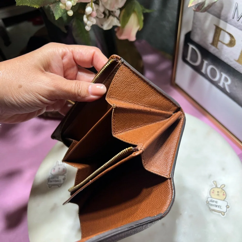 Louis Vuitton Monogram Porte Monnaie Tresor Wallet GUC